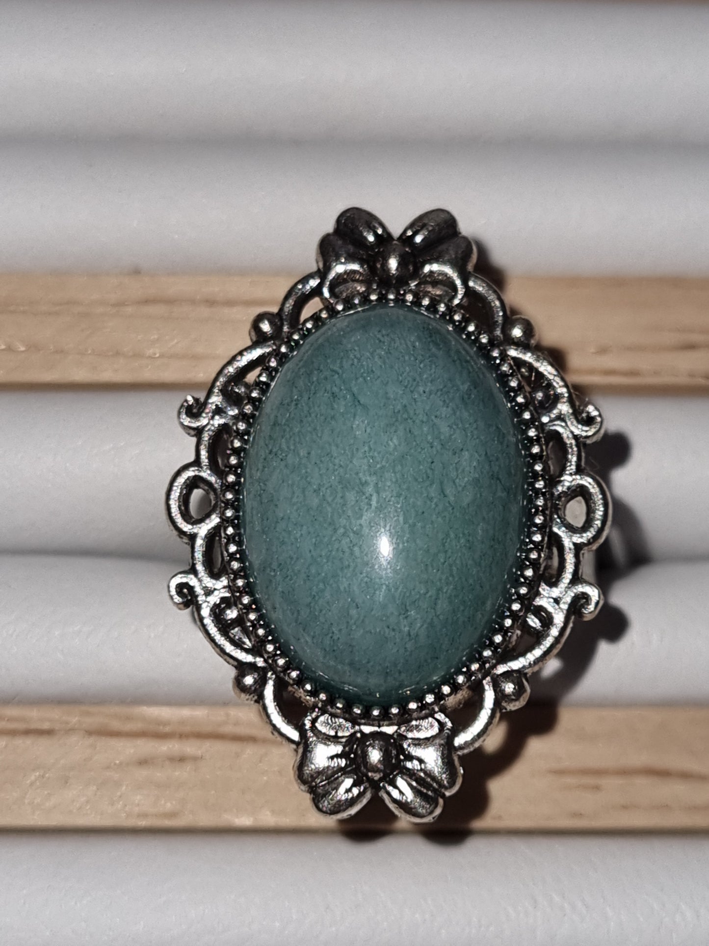 Bague pierre aventurine