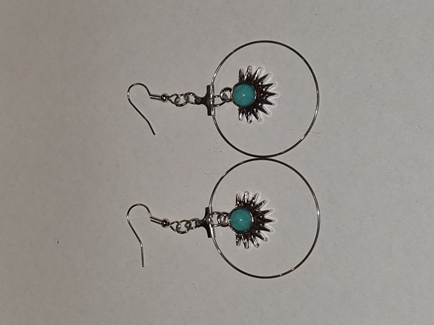 Boucles d'oreilles turquoise