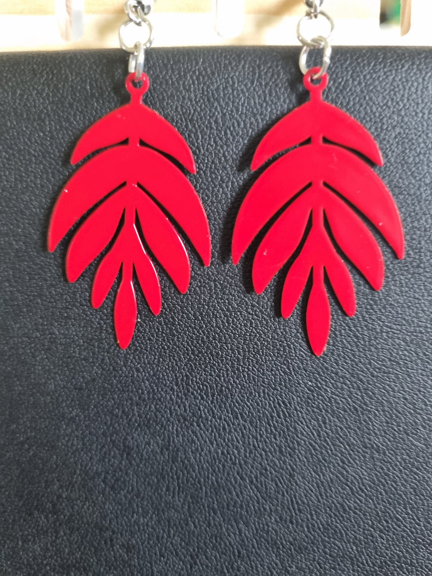 Boucles d'oreilles feuilles