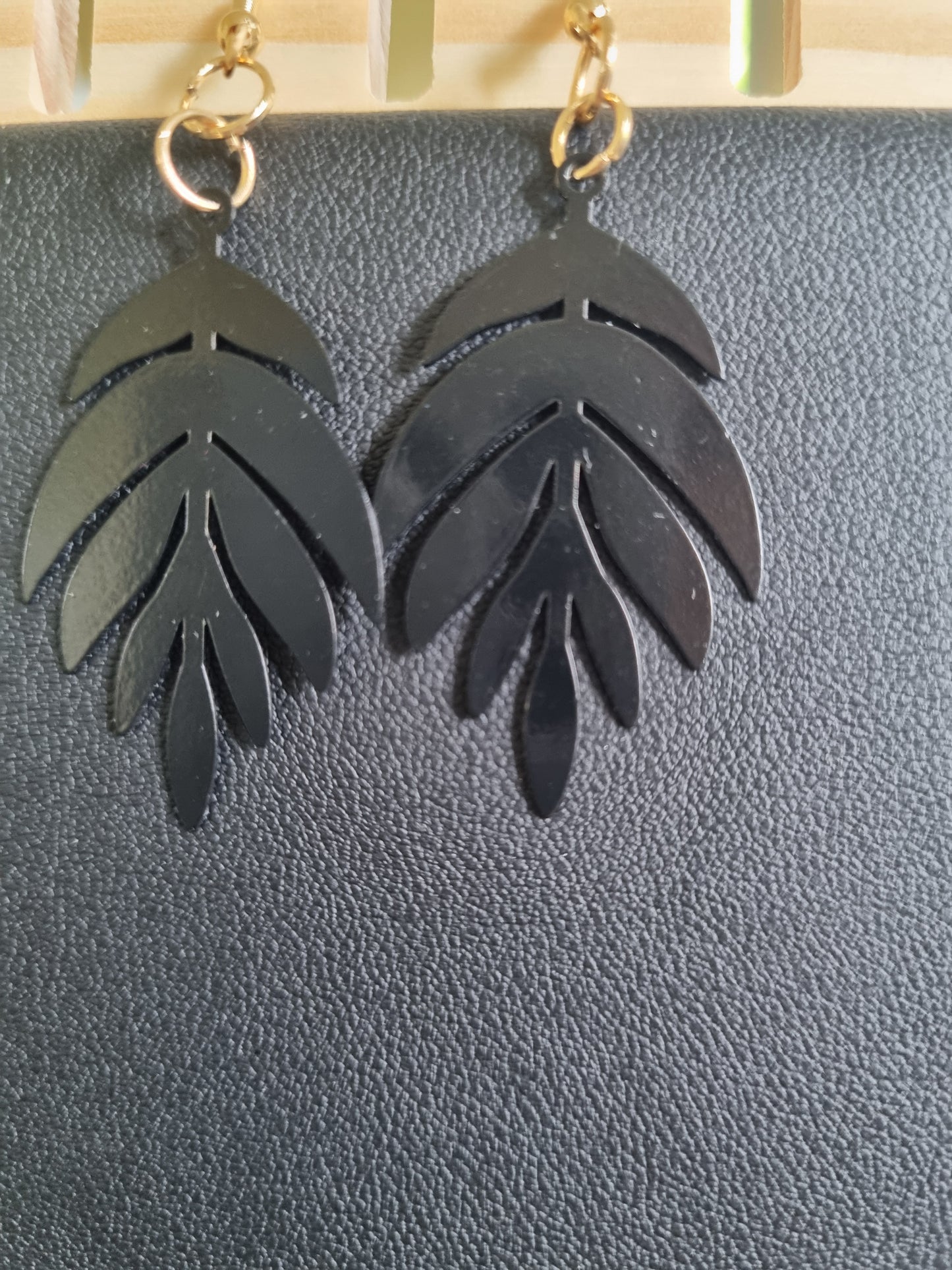 Boucles d'oreilles feuilles