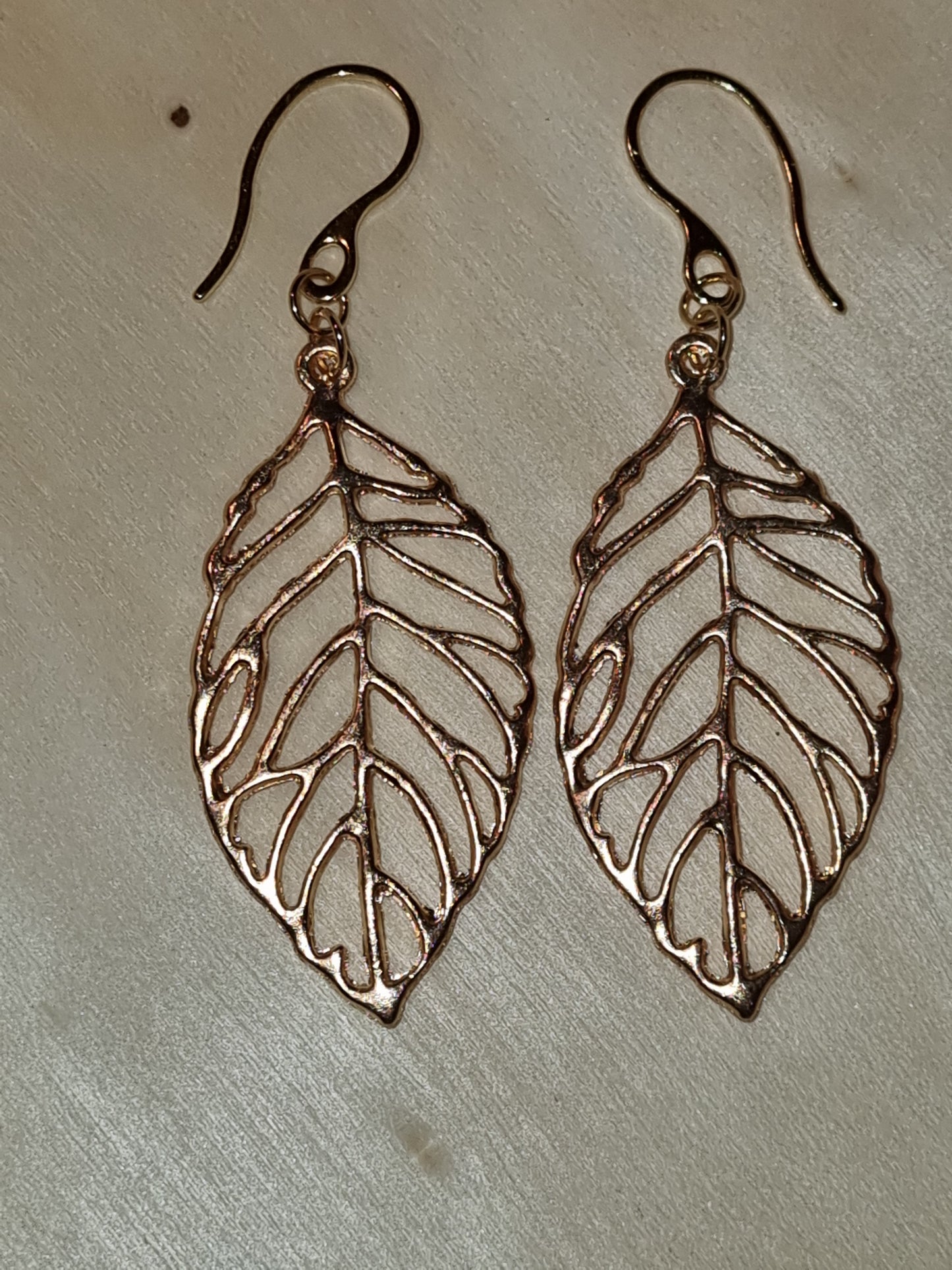 Boucles d'oreilles feuilles