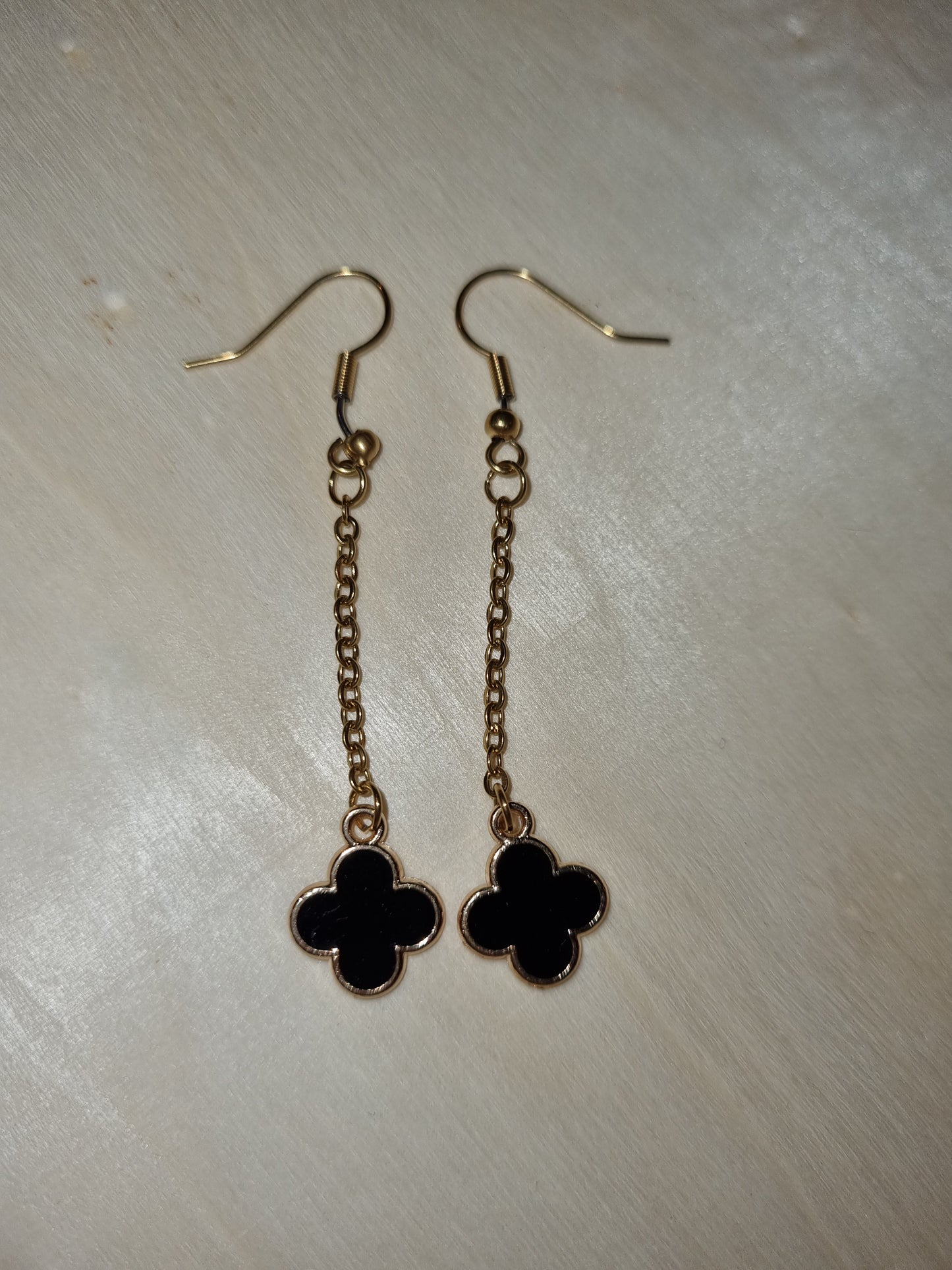 Boucles d'oreilles trèfle