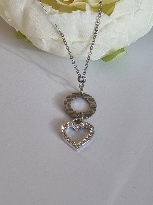 Pendentif fantaisie coeur