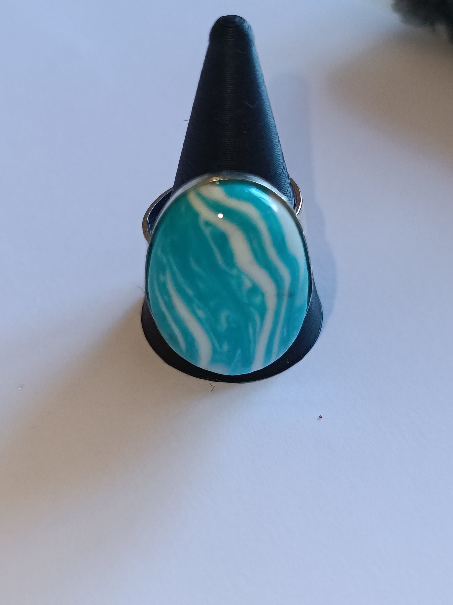 Bague ovale polymère