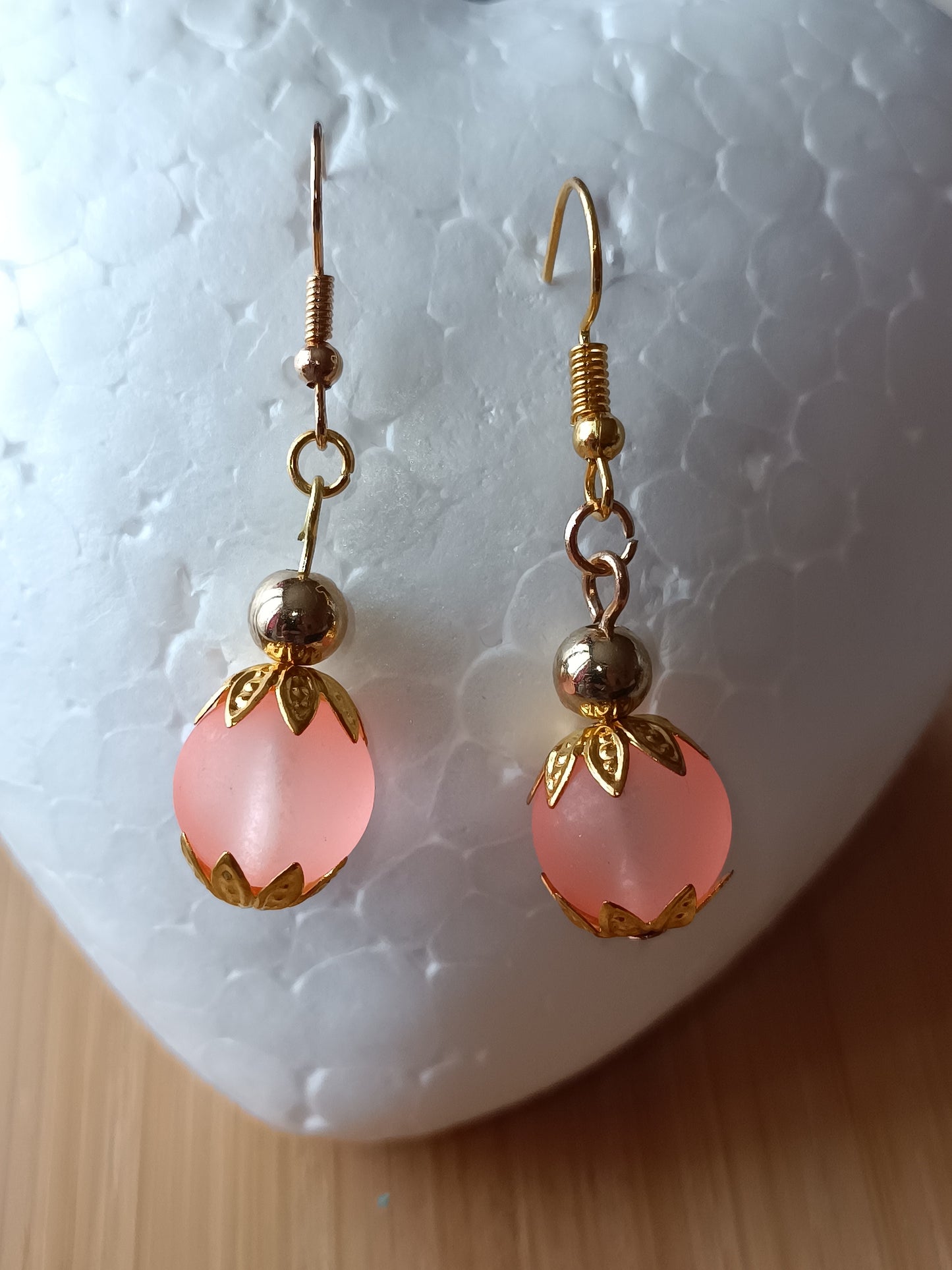 Boucles d'oreilles en verre