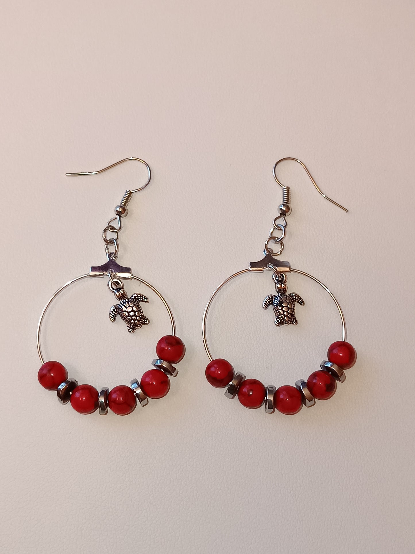 Boucles d'oreilles ronde